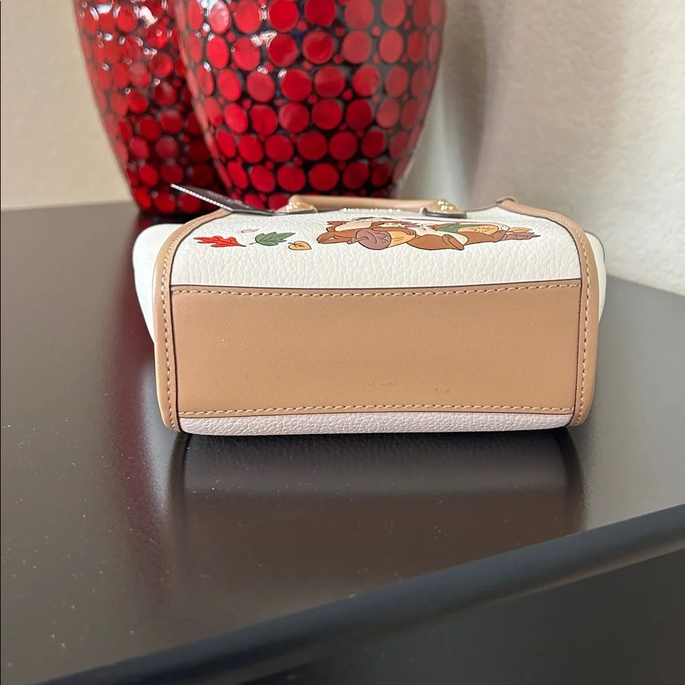 Kate Spade x Disney NWT Chip N Dale Mini Ella Tote Limited Edition - Picture 12 of 17